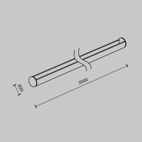 Комплектующие для текстильной подвесной системы Technical TRA130SR-2B  фото 2